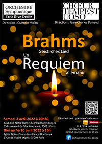 2 avril 2022 Brahms